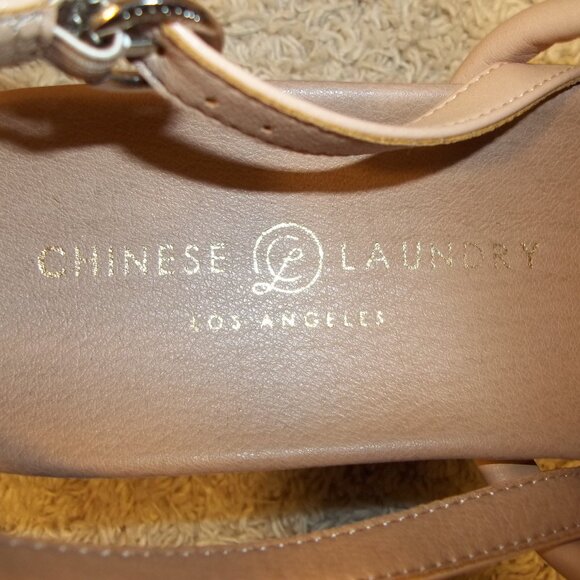 Chinese Laundry Los Angeles Womens Sandals Size 9/40M Ankle Strap Tan NWT NWOB - Picture 4 of 5